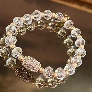 Chico’s Clear Crystal Pave Bracelet